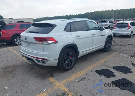 2021 Volkswagen Atlas Cross Sport 3.6L V6 Se W/Technology R-Line from USA, damaged, VIN 1V2PE2CA6MC215241